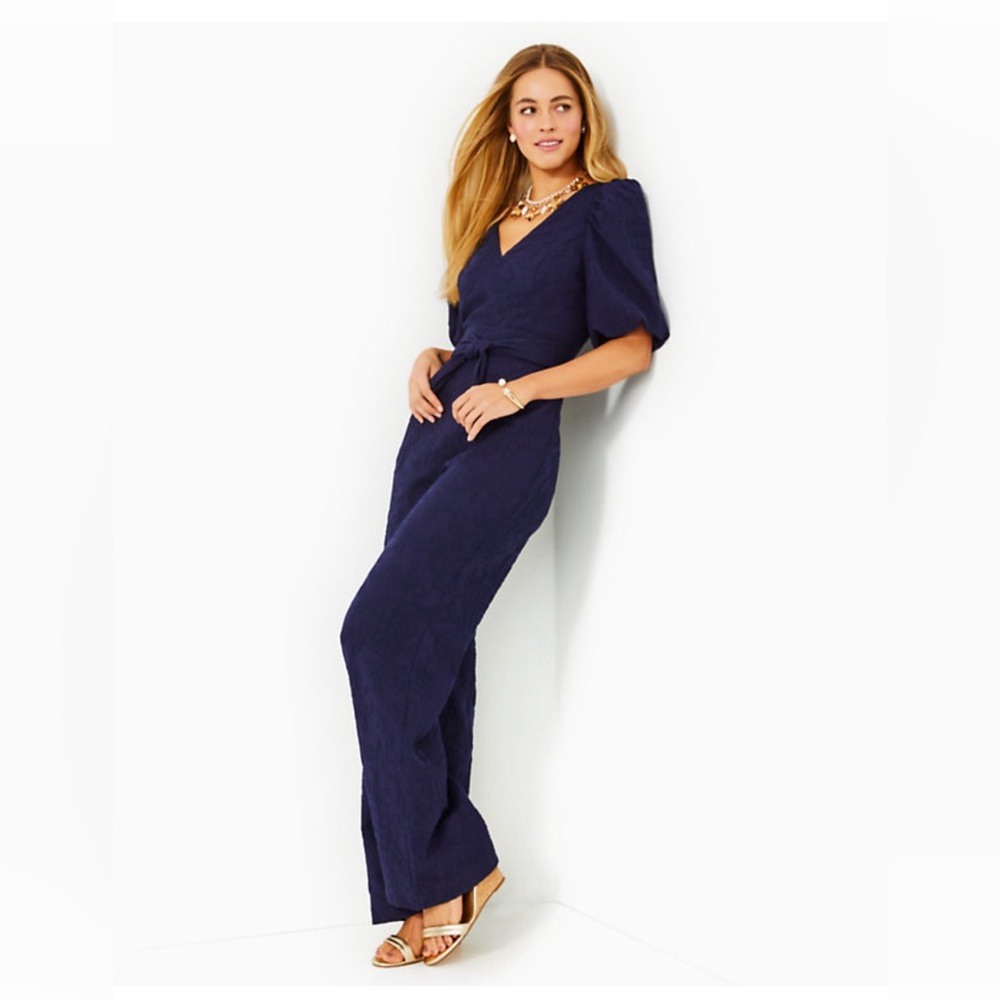 Lilly Pulitzer navy kirabelle jumpsuit